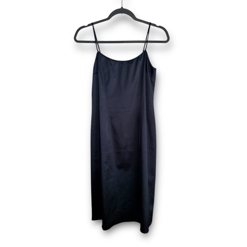 Teri Jon by Rickie Freeman Navy Cami Slip Dress Size 4
